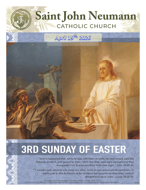 April 19, 2026 "Third Sunday of Easter"