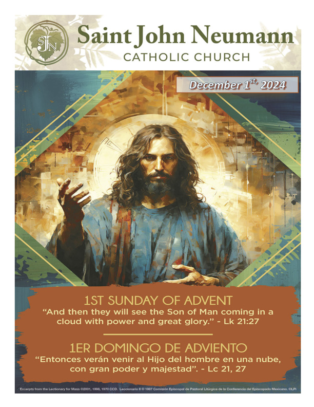 December 1st, 2024 "First Sunday Of Advent"