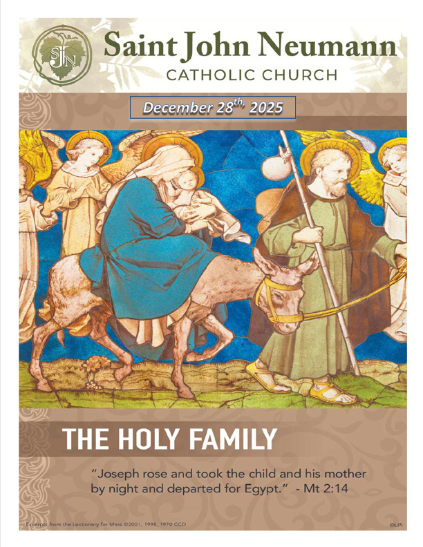 December 28, 2025 "The Holy Family"