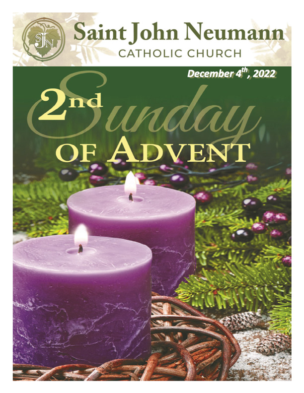 December 4, 2022 "2nd Sunday of Advent"