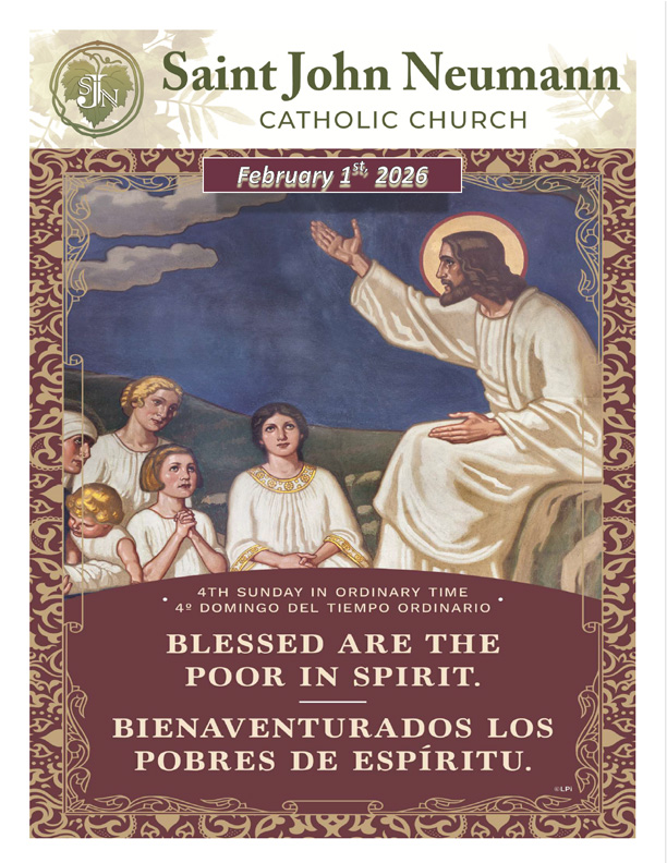 February 1, 2026 "Fourth Sunday In Ordinary Time"