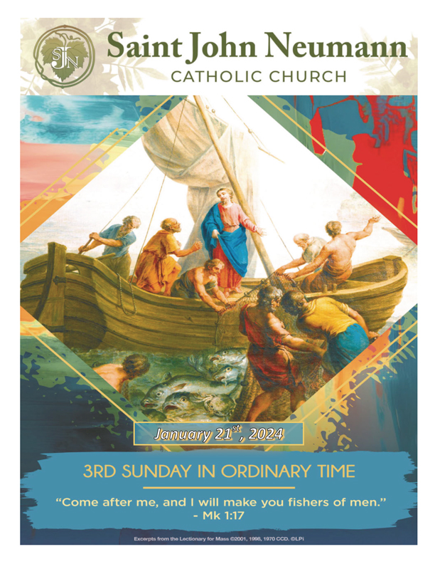 January 21, 2024 "Third Sunday in Ordinary Time"