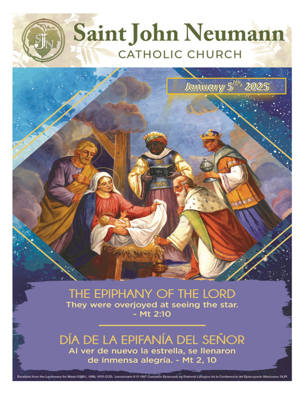 January 5, 2025 "Epiphany Of The Lord"