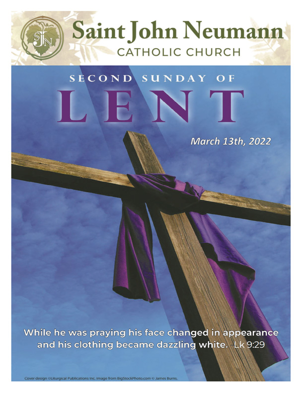 March 13, 2022 "Second Sunday of Lent"