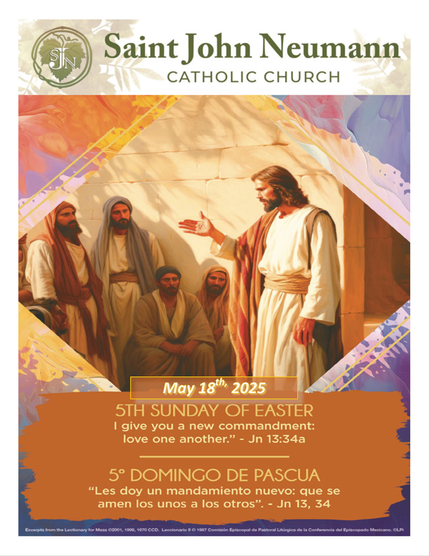 May 18, 2025 "Fifth Sunday Of Easter"