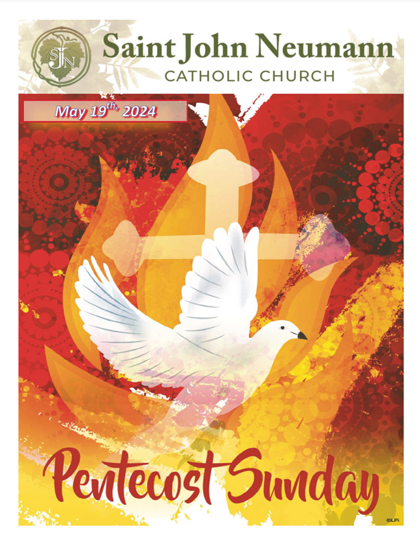 May 19th, 2024 "Pentecost Sunday"