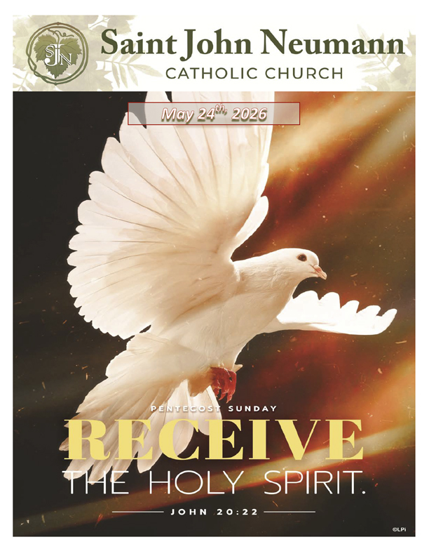 May 24, 2026 "Pentecost Sunday"