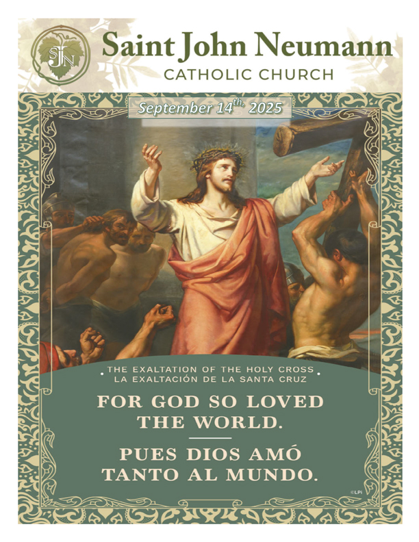 September 14, 2025 "The Exaltation Of The Holy Cross